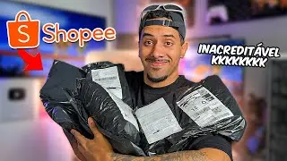 COMPREI os produtos MAIS BARATOS da Shopee! Uns eu at&eacute; me SURPREENDI kkkk👍