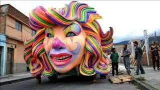 'Blacks and Whites Day' in Colombian carnival