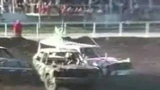 demolition derby 2007 demo racers tecumseh Johnson county Nebraska demo interviews