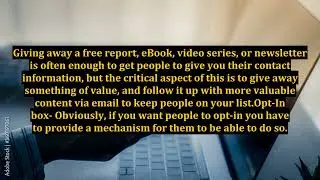 Internet Marketing Business Essentials - 5 Critical Elements of an Opt-In Page