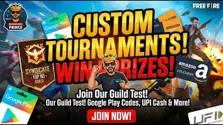 🔴 WIN BIG PRIZES! 🎁 Custom Tournament + Syndicate Guild Test OPEN! 👑 Show Your Skill LIVE Day 3