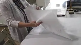 drawing road crumpling paper