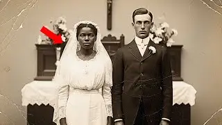 They Restored This 1900 Wedding Photo — and Found Something Written in the Bride's Veil