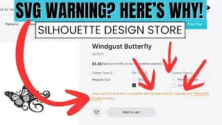 Heads Up! Silhouette Design Store SVG Message Explained (You Probably Already Have the Upgrade)