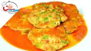 Tortitas de Ejotes con Atún muy Económicas.