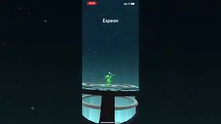 Wvolving a BEAUTIFUL shiny Eevee into a shiny Espeon!(Pokemon GO)