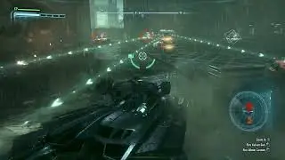 Batman Arkham Knight &ndash; Dramatic Batmobile Entry at ACE Chemicals | Cinematic Gameplay