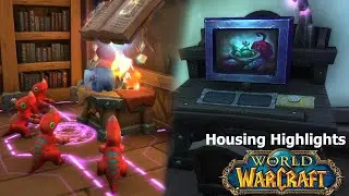 HOUSING GAMING SETUP - WoW Housing HIGHLIGHTS | World of Warcraft
