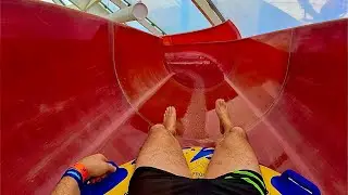 The Surf Water Slide at Aqualibi Water Park, Belgium