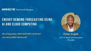 HDSC Webinar: Energy Demand Forecasting Using AI and Cloud Computing