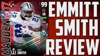 99 OVR Super Bowl Emmitt Smith Review - Madden 17 Ultimate Team