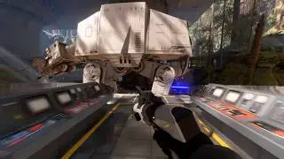 Defending The Imperial Walker | 1st Person NO HUD Gameplay - Star Wars Battlefront 2