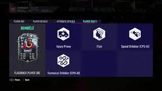91 Ousmane Dembele Flashback SBC FIFA 21