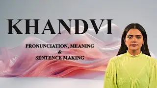 Khandvi - Meaning & Pronunciation Word World Audio Video Dictionary