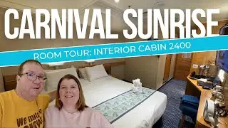 Carnival Sunrise Inside Room 2400 | Full Tour