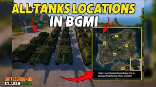 All Tanks Locations In BGMI | Payload Mode | Casual Mission | BGMI | PUBG #bgmi2025 #pubgmobile 