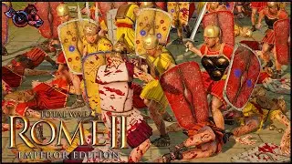 A Brutal Fight For The Walls!!  4v4-Total War Rome 2