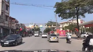 Driving from Son Tay town to Tay Dang, Ba Vi, H&agrave; Nội (L&aacute;i xe từ TX Sơn T&acirc;y tới TT T&acirc;y Đằng, Ba V&igrave;)