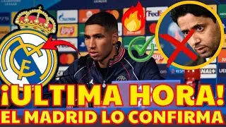 😱HAKIMI HABLA DE SU LLEGADA AL MADRID / EXPLOSION EN PARIS / NOTICIAS DEL REAL MADRID