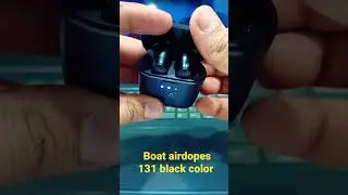 earbuds boat airdopes 131 black colour