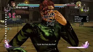 JoJo ASBR Noriaki Kakyoin BNB combo 42% (No GHA)