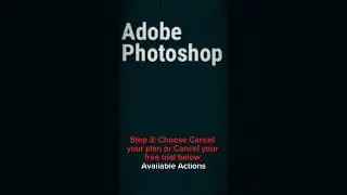 How to cancel your Photoshop subscription