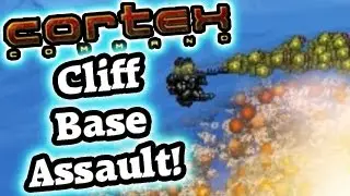 Cliff Base Assault! Cortex Command #70 | Neos Plays