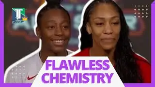 A'ja Wilson & Jewell Loyd on CELEBRITIES they want to meet and how Team USA is building CHEMISTRY