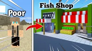 Building A Fish shop in village Gone wrong 🤬😡 | Minecraft story of fish shop in hindi |
