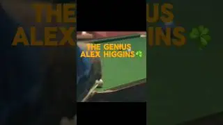 ☘️ALEX HIGGINS☘️Amazing shot on the brown #shorts #snooker #alexhiggins #sports#viral