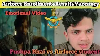 Airforce Student Vs Pushpa bhai |Airforce protest |Airforce Result |Airforce Enrollment | #Airforce