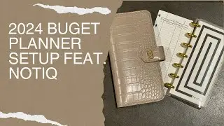 2024 Budget Planner Setup feat Notiq @notiqbrand