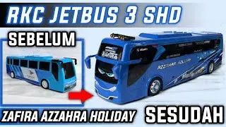 MODIF BUS PLASTIK RKC JADI JETBUS 3 ZAFIRA AZZAHRA HOLIDAY