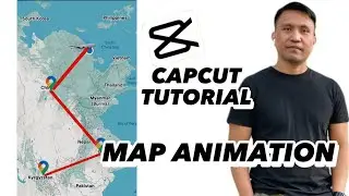 Map Animation Edit Using CAPCUT App | CAPCUT Edit Tutorial