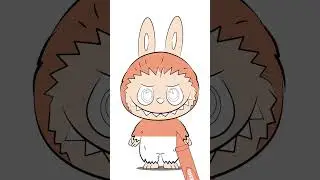 Coloring Popmart Labubu The Monsters Pin For Love Letter J For Joy #shorts #labubu #Popmart