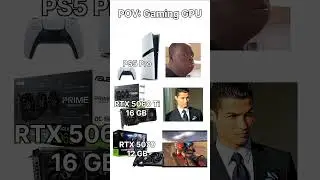 PS5 Pro Vs RTX 5060 Ti Vs RTX 5070 all GPU