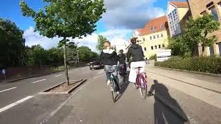 Cycling Around Copenhagen Zoo Street in Denmark | Worlds Best Cycle Friendly City |GoPro Wrist Video