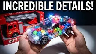 Emergency Vehicle Toys Unboxing: Police Car vs Ambulance vs Fire Truck ASMR