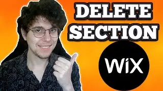 How To Delete A Section On Wix