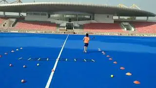 Field Hockey Ball Controlling + Jab tackle Practice