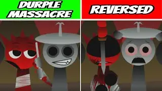 Incredibox Sprunki Phase 9 Malediction durple massacre vs Reversed