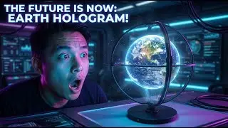 Turn Your Room into the Future! 🌍 3D LED Spinning Globe Gadget