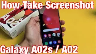 Galaxy A02s / A02: How to Take a Screenshot