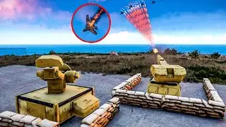 NBS MANTIS Air Defence System - C-RAM - Shooting down F-22 Raptor Jets - German Air Defense | ARMA 3