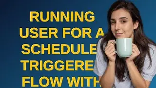 Salesforce: Running User for a Schedule-triggered flow with Wait element succeeded by an Apex action