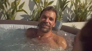 Lay-Z-Spa&reg; Dominica Energy-Efficient Smart HydroJet&trade; Inflatable Hot Tub with App Control