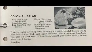 Vintage Kraft Recipes