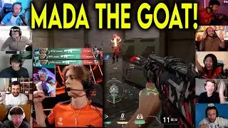 Valorant Streamers Reacts To NRG Mada Insane ACE Against C9 In VCT