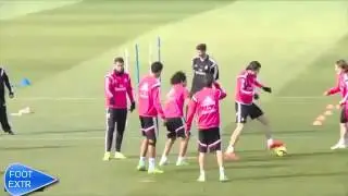 Gareth Bale fail in Real Madrid training 2015