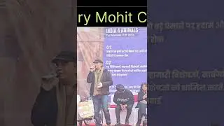 Respected Mohit Chauhan lending his soulful voice for the voiceless. True compassion in action. 🐾✨